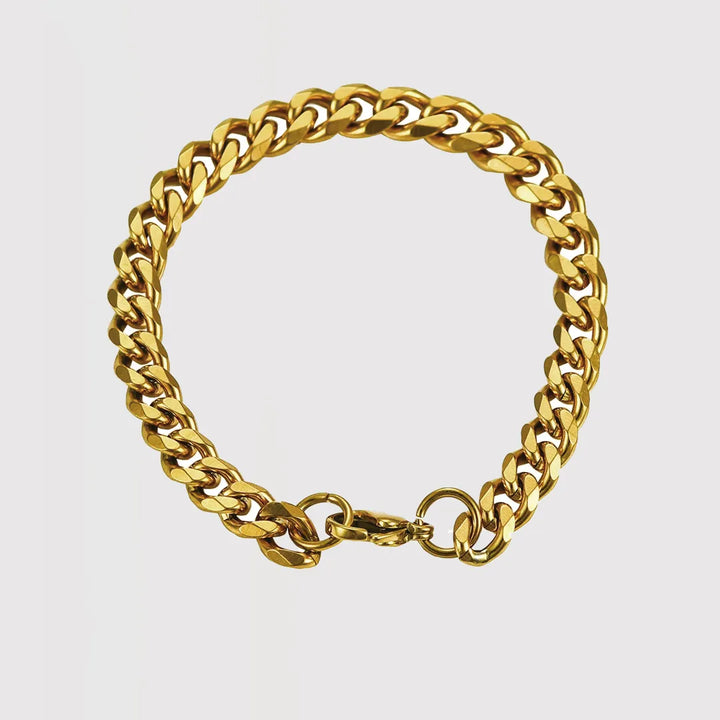 Cuban Bracelet (Gold) 7mm