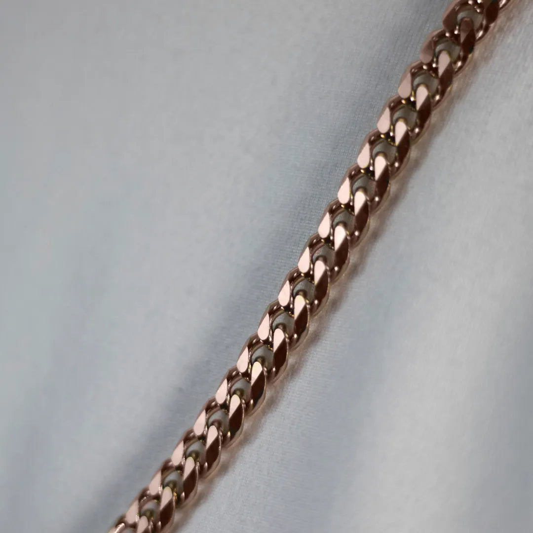 Cuban Chain (Rose Gold) 7mm