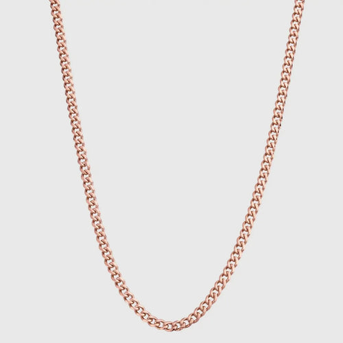 Cuban Chain (Rose Gold) 7mm