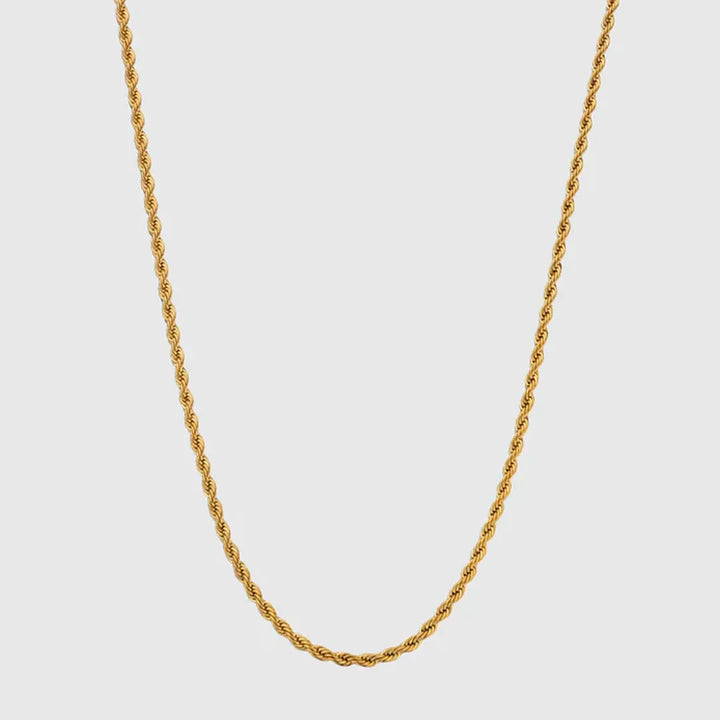 Rope Chain (Gold) 3mm