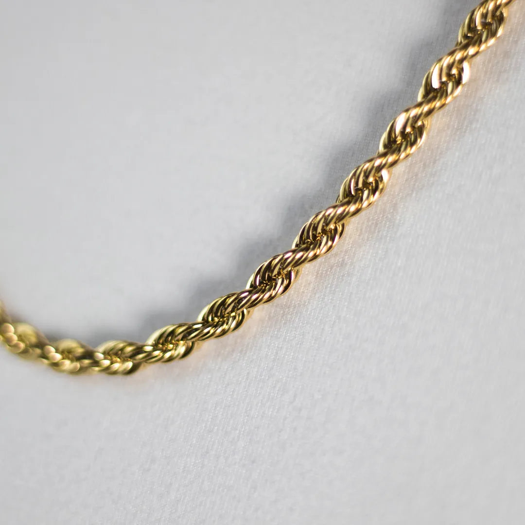 Rope Chain (Gold) 3mm