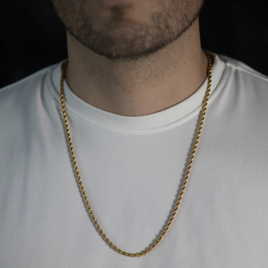 Rope Chain (Gold) 3mm