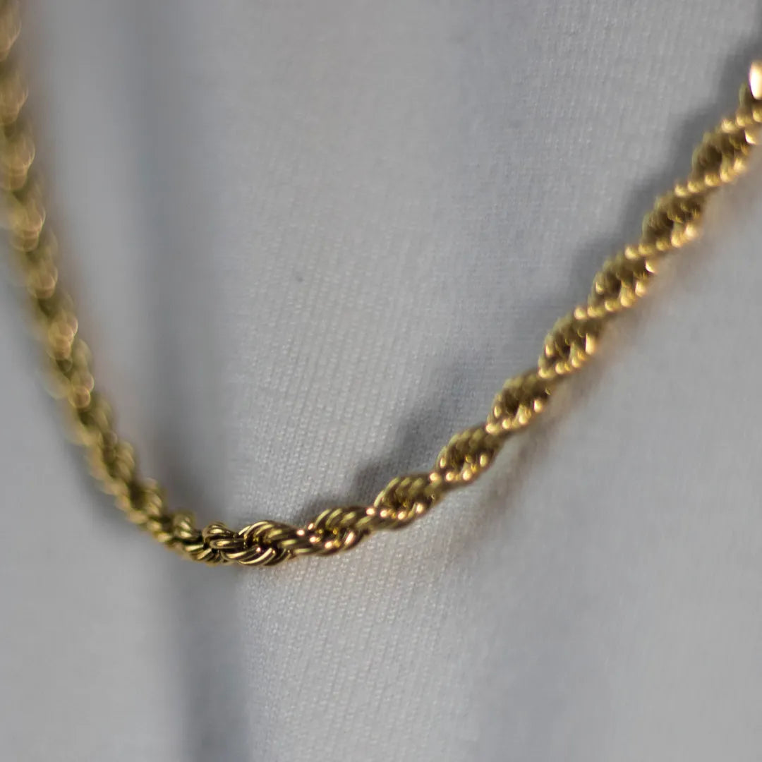 Rope Chain (Gold) 3mm