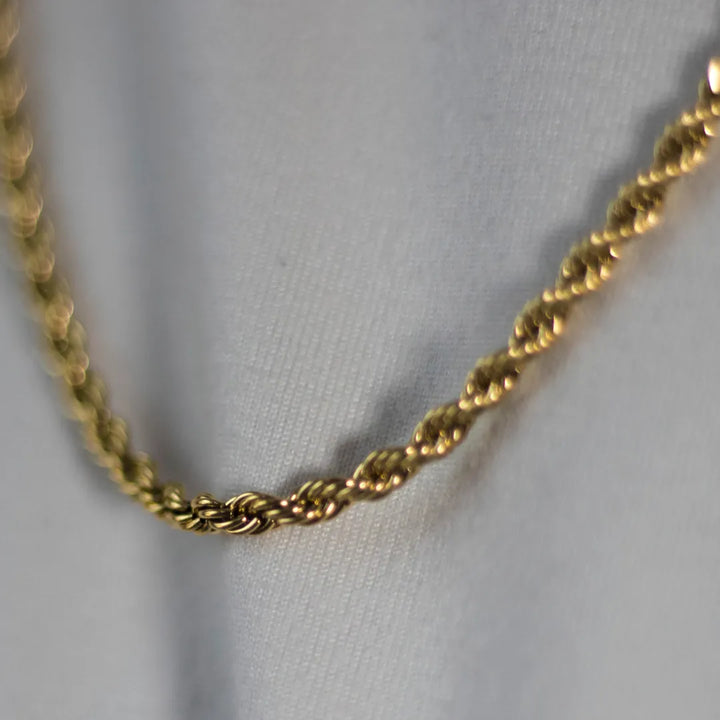 Rope Chain (Gold) 3mm