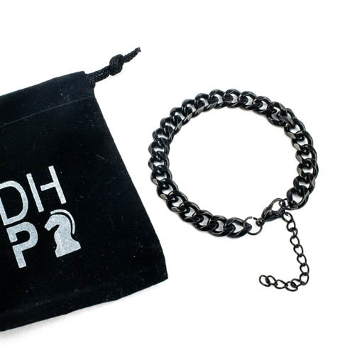 Cuban Bracelet (Black) 7mm